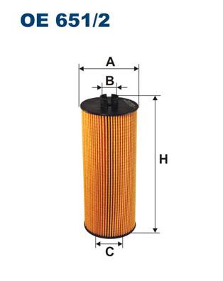 FILTRON OE 651/2 EAN: 5904608036513.