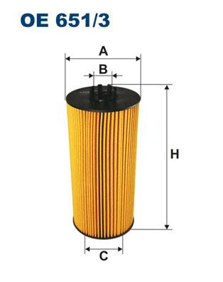 FILTRON OE 651/3 EAN: 5904608046512.