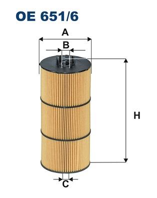 FILTRON OE 651/6 EAN: 5904608076519.