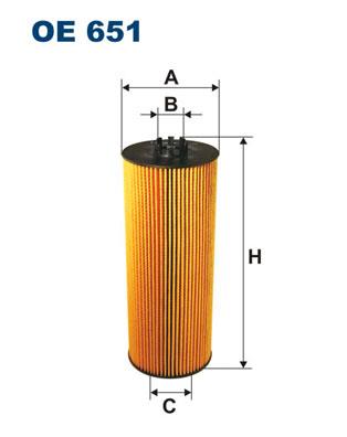 FILTRON OE 651 EAN: 5904608006516.