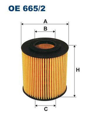 FILTRON OE 665/2 EAN: 5904608036650.