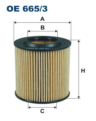 FILTRON OE 665/3 EAN: 5904608046659.