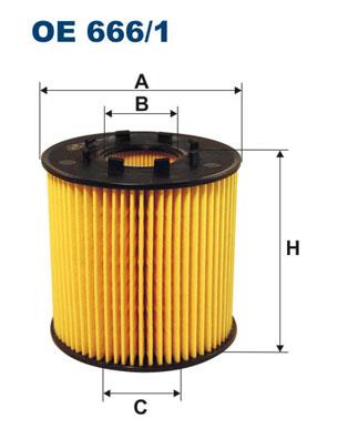 FILTRON OE 666/1 EAN: 5904608026668.