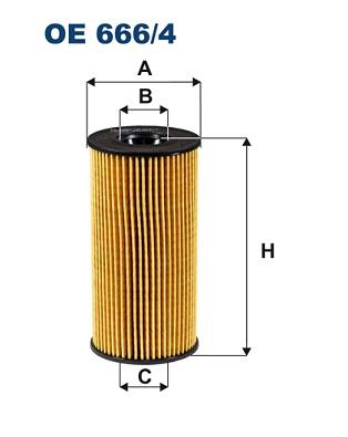 FILTRON OE 666/4 EAN: 5904608056665.