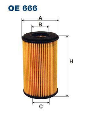 FILTRON OE 666 EAN: 5904608006660.