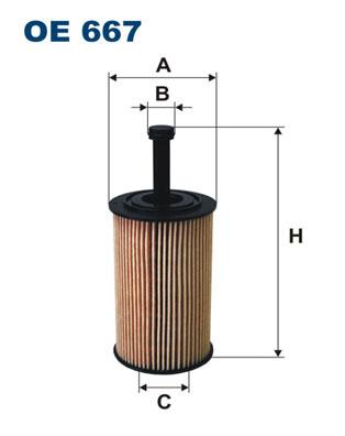 FILTRON OE 667 EAN: 5904608006677.