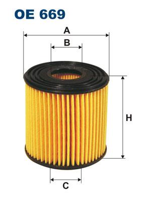 FILTRON OE 669 EAN: 5904608006691.