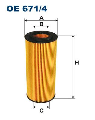 FILTRON OE 671/4 EAN: 5904608056719.