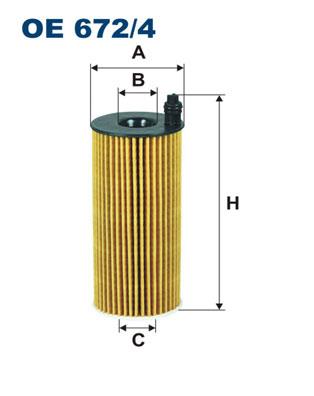 FILTRON OE 672/4 EAN: 5904608056726.