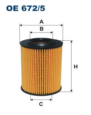 FILTRON OE 672/5 EAN: 5904608066725.