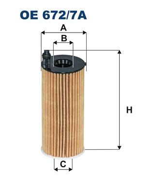 FILTRON OE 672/7A EAN: 5904608186720.
