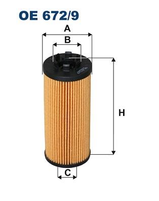 FILTRON OE 672/9 EAN: 5904608106728.