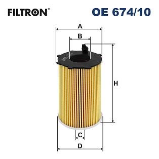 FILTRON OE 674/10 EAN: 5904608116741.
