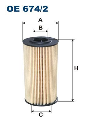 FILTRON OE 674/2 EAN: 5904608036742.