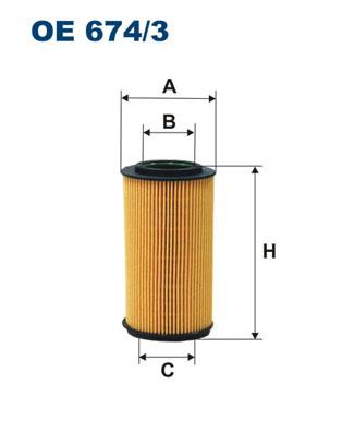 FILTRON OE 674/3 EAN: 5904608046741.