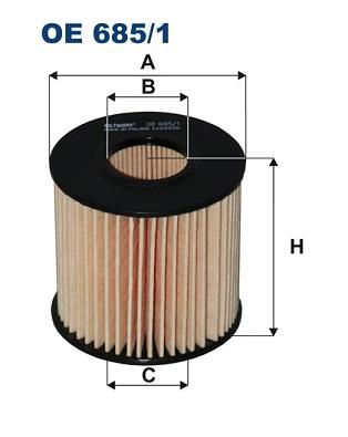 FILTRON OE 685/1 EAN: 5904608026859.