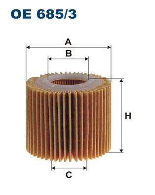FILTRON OE 685/3 EAN: 5904608046857.