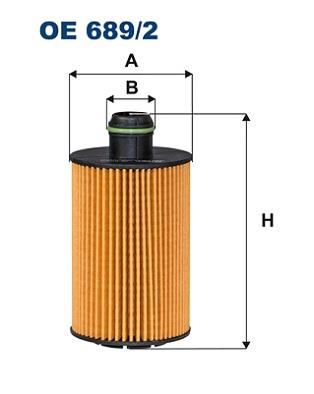 FILTRON OE 689/2 EAN: 5904608036896.