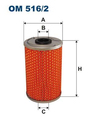 FILTRON OM 516/2 EAN: 5904608025166.