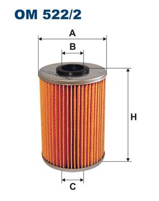 FILTRON OM 522/2 EAN: 5904608025227.