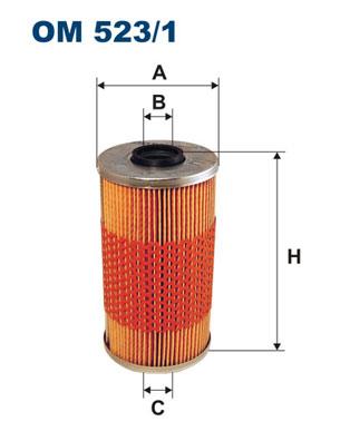 FILTRON OM 523/1 EAN: 5904608015235.