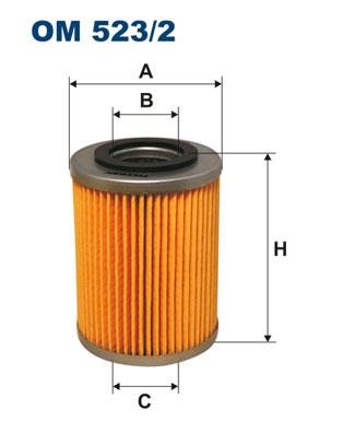 FILTRON OM 523/2 EAN: 5904608025234.