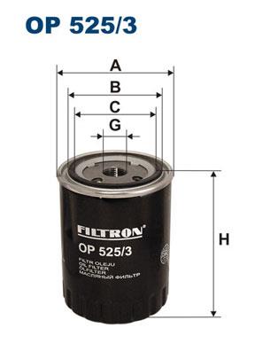 FILTRON OP 525/3 EAN: 5904608035257.