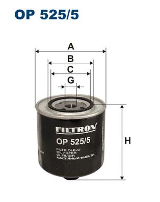 FILTRON OP 525/5 EAN: 5904608065254.