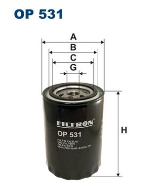 FILTRON OP 531 EAN: 5904608005311.