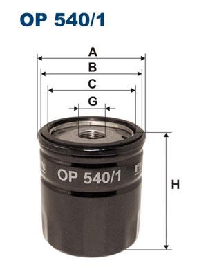 FILTRON OP 540/1 EAN: 5904608015402.