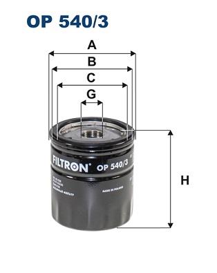 FILTRON OP 540/3 EAN: 5904608045409.
