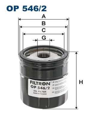 FILTRON OP 546/2 EAN: 5904608035462.