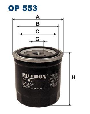 FILTRON OP 553 EAN: 5904608005533.