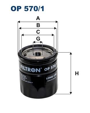 FILTRON OP 570/1 EAN: 5904608025708.