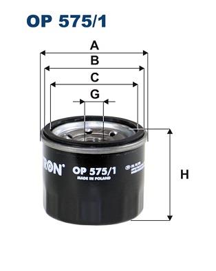 FILTRON OP 575/1 EAN: 5904608025753.