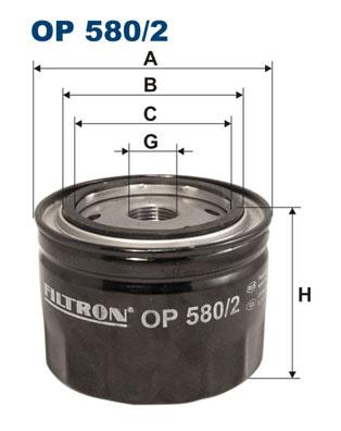 FILTRON OP 580/2 EAN: 5904608025807.