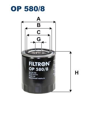 FILTRON OP 580/8 EAN: 5904608095800.