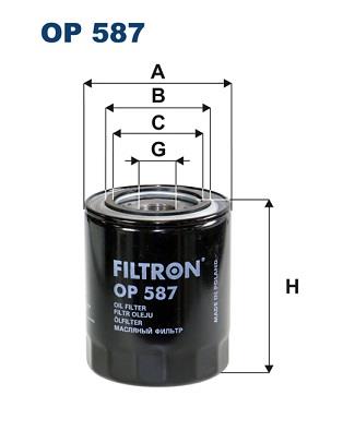 FILTRON OP 587 EAN: 5904608005878.