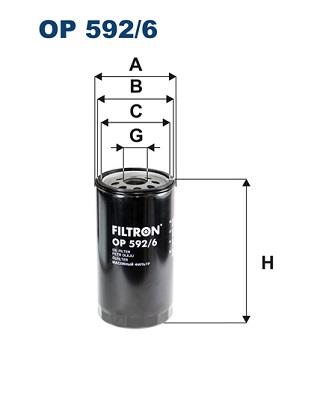 FILTRON OP 592/6 EAN: 5904608075925.