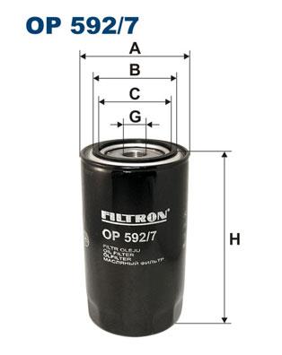 FILTRON OP 592/7 EAN: 5904608085924.
