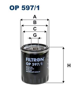 FILTRON OP 597/1 EAN: 5904608025975.