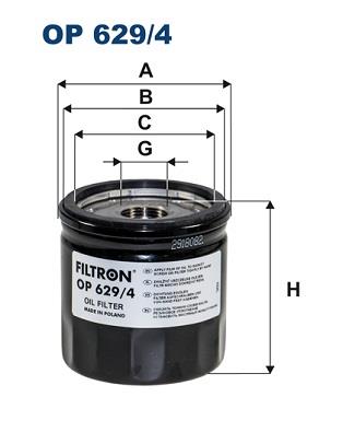 FILTRON OP 629/4 EAN: 5904608056290.