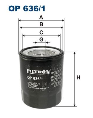 FILTRON OP 636/1 EAN: 5904608016362.