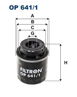 FILTRON OP 641/1 EAN: 5904608026415.