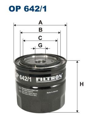 FILTRON OP 642/1 EAN: 5904608016423.