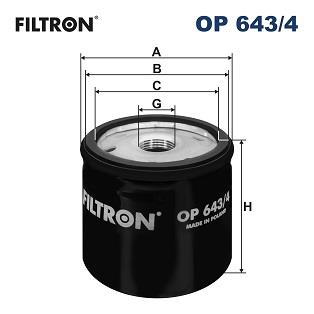 FILTRON OP 643/4 EAN: 5904608056436.