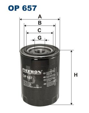 FILTRON OP 657 EAN: 5904608006578.