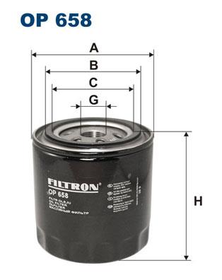 FILTRON OP 658 EAN: 5904608006585.