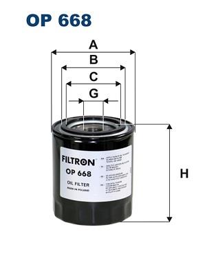 FILTRON OP 668 EAN: 5904608006684.