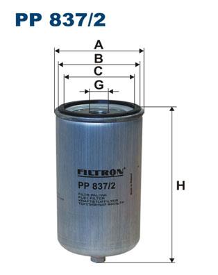 FILTRON PP 837/2 EAN: 5904608038371.